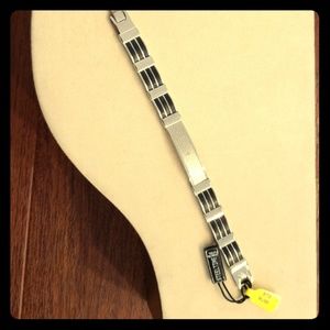 Men's Stainless Steel 8" Lord Prayer Bracelet